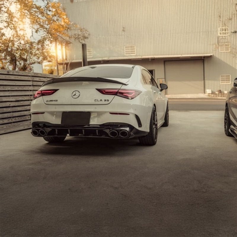 💫ART.6635 TERMINALI DI SCARICO Look AMG per Mercedes Classe A / CLA / GLA / GLB 💫