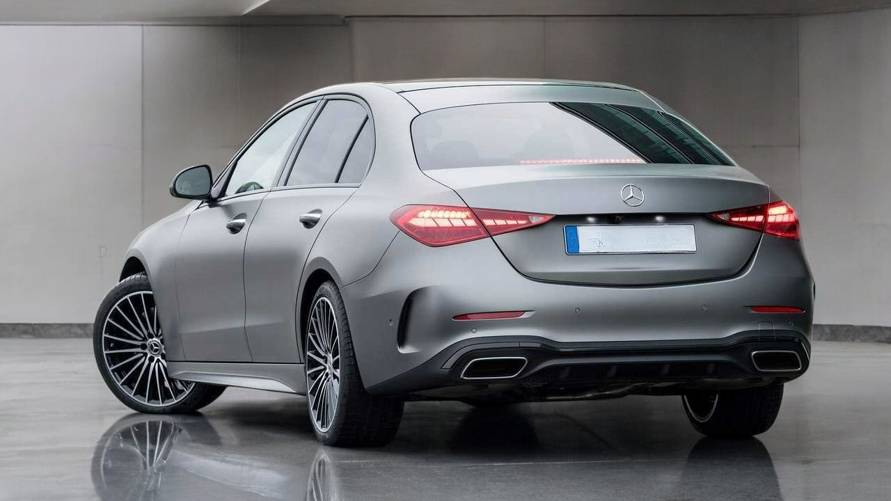Rear Bumper Suitable for Mercedes C-Class W206 Sedan 2021-On