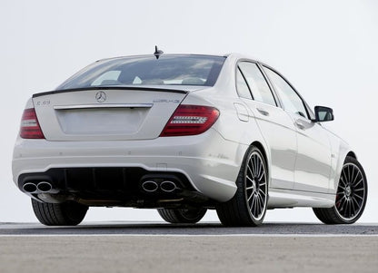 🔥REAR BUMPER C63 AMG LOOK FOR MERCEDES C-CLASS W204 SEDAN COUPE 2007–2015🔥