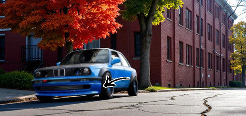 🔥SPLITTER ANTERIORE ADATTO PER BMW E30🔥