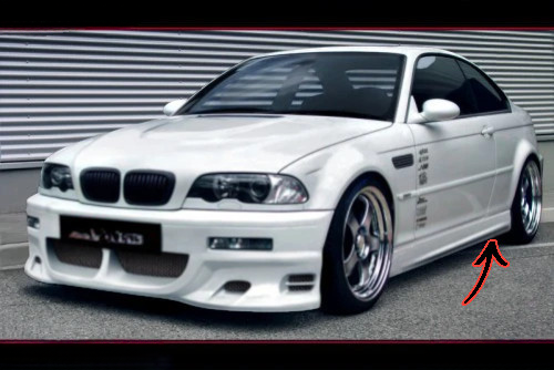 🔥Minigonne Laterali adatto per BMW Serie 3 E46🔥
