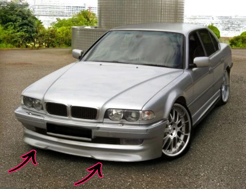 🔥Splitter Sottoparaurti Anteriore per BMW Serie 7 E38 (1994–2001)🔥