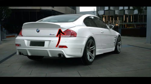 ✨ SPOILER BAGAGLIAIO BMW SERIE 6 E63 / E64 (2003–2010)✨