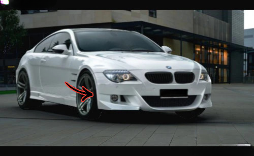 ✨PARAURTI ANTERIORE PER BMW SERIE 6 E63 / E64 (2003–2010)✨