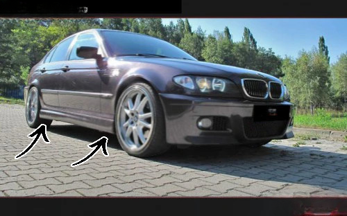 ✨MINIGONNE LATERALI PER BMW SERIE 3 E46 (1998–2006)✨