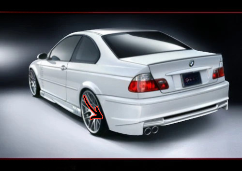 ✨PARAURTI POSTERIORE PER BMW SERIE 3 E46 (1998–2006)✨