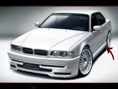 ✨ MINIGONNE LATERALI PER BMW SERIE 7 E38 (1994–2001)✨