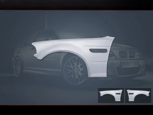 ✨SET PARAFANGHI Per BMW E46 ANTERIORI SINISTRO + DESTRO – STILE M3✨