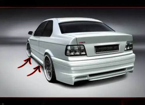 ✨MINIGONNE LATERALI BMW E36 (1990–2000)✨
