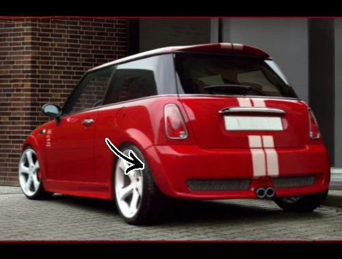 🔥PARAURTI POSTERIORE ADATTO  PER MINI COOPER🔥
