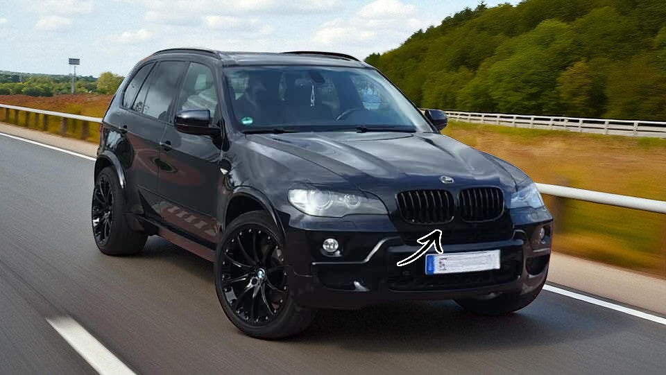 🔥Griglia Sportiva Nero Lucido – BMW X5 E70 / X6 E71🔥