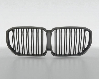 🔥ART.2630 Griglia Sport a Doppia Lamella Piatta Nero Lucido per BMW X5 G05 🔥