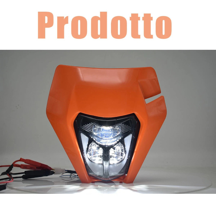 🔥Portafaro LED con Mascherina – KTM EXC 250 / 300 (2017–2019)🔥
