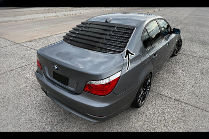 🔥Louver lunotto Posteriore in ABS Nero per BMW Serie 5 E60 Berlina(2003–2010)🔥