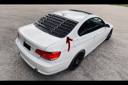 🔥Louver Lunotto Posteriore in ABS Nero Lucido per BMW Serie 3 E92 Coupé🔥