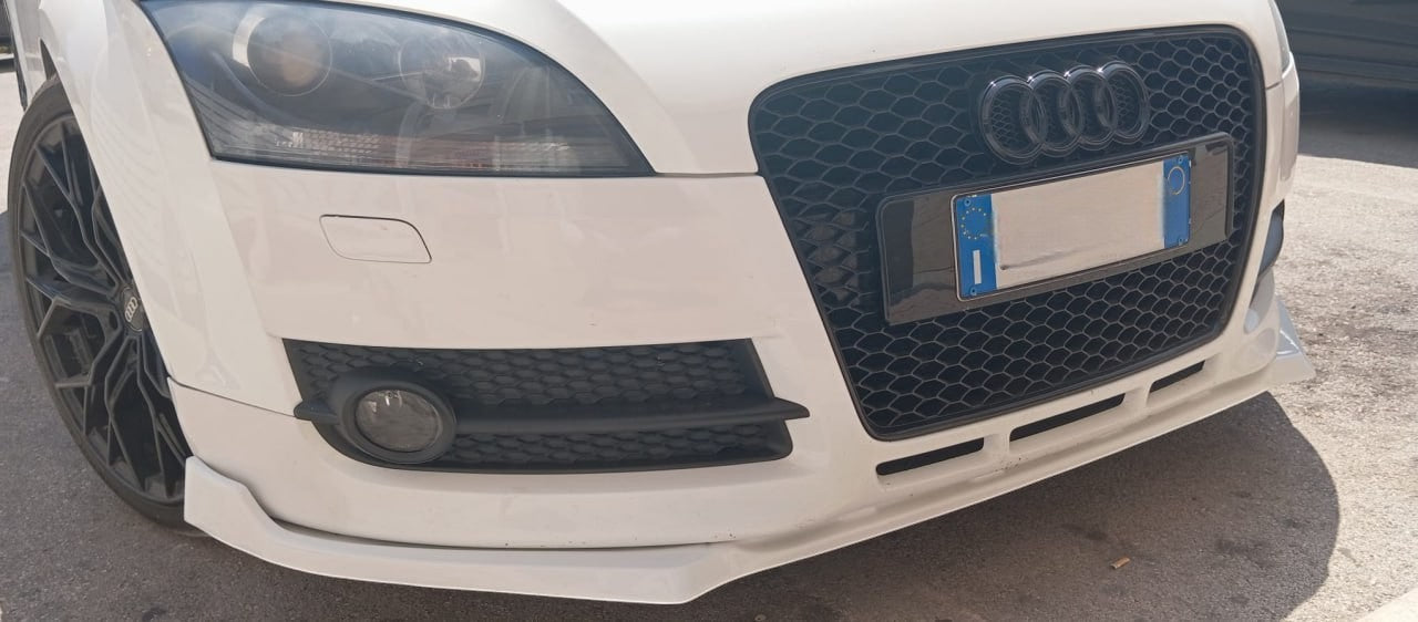 ⭐Art.0100 Splitter Anteriore Audi TT 8J Nero Lucido⭐