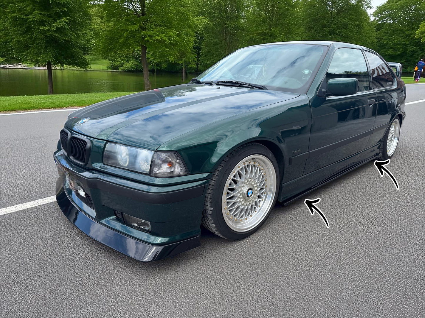 🔥SOTTO Minigonne Laterali in ABS per BMW Serie 3 E36 (1990–2000)🔥