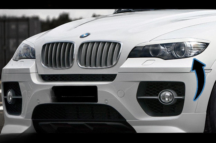 🔥Sopracciglia Fari in ABS per BMW X6 E71 (2008–2014)🔥