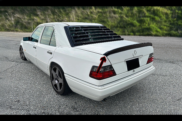 🔥Spoiler per Bagagliaio in ABS per Mercedes-Benz W124 Berlina (1984–1995)🔥