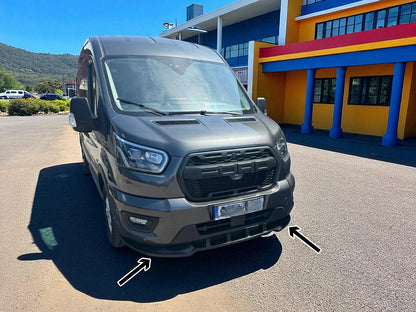 🔥Splitter Anteriore Inferiore in ABS per Ford Transit (2019–oggi)🔥