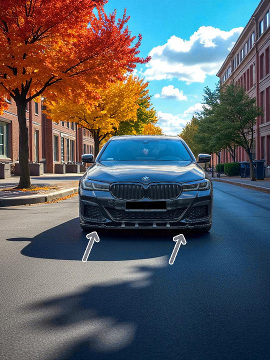 🔥Splitter Anteriore in ABS Nero Lucido per BMW Serie 5 G30 (2017–2023)🔥