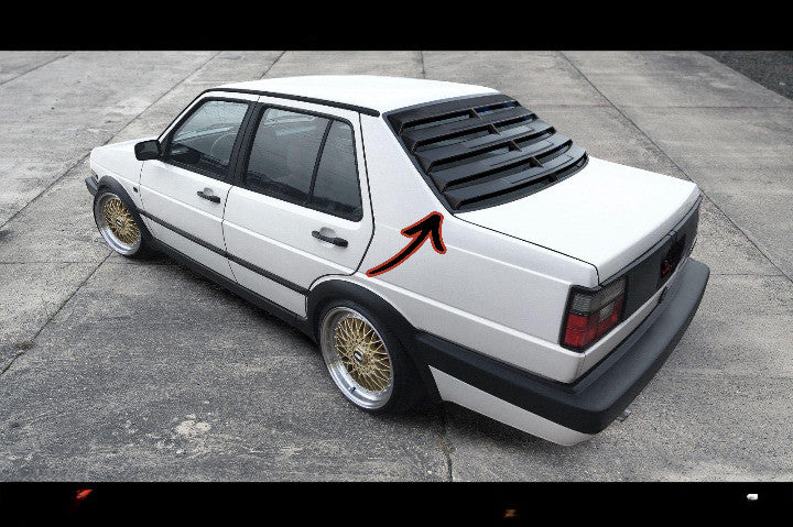 ✨Louver Lunotto Posteriore in ABS per Volkswagen Jetta Mk2 (1984–1992) ✨