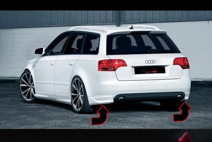 ✨Splitter Posteriore  in ABS per Audi A4 B7 (2004–2008)✨