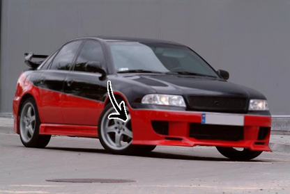 🔥Paraurti Anteriore per Audi A4 B5 (8D) – Anni 1994–2001🔥