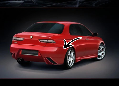 ✨ Paraurti Posteriore adatto per Alfa Romeo 156 (1997–2006)✨