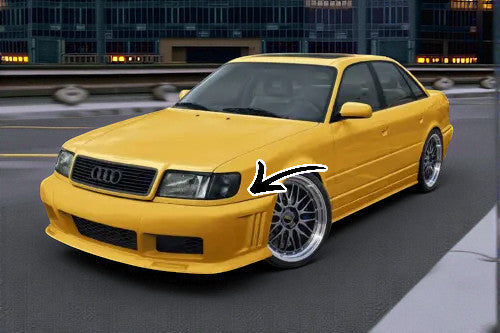 ✨Paraurti Anteriore Completo + Grembiule Inferiore per Audi A6 C4 (1994–1997)✨