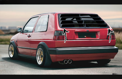 ✨Louver Lunotto Posteriore in ABS per Volkswagen Golf 2 (1983–1992)✨