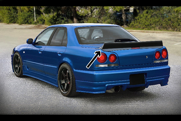 🔥Spoiler Posteriore Ducktail in ABS per Nissan Skyline R34 Sedan (1998–2002)🔥