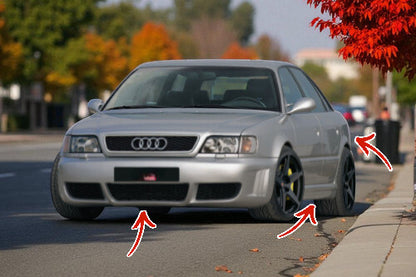 🔥Body Kit Completo in ABS per Audi A6 C4 (1994–1997)🔥