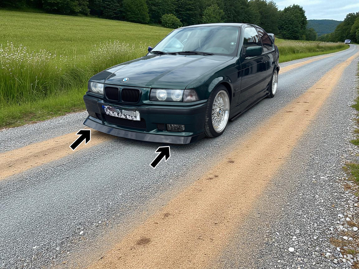 🔥Splitter Anteriore adatto per  BMW in ABS Nero🔥