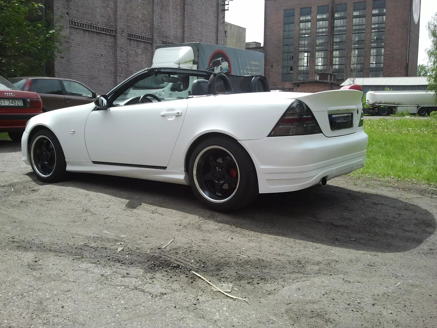 💫Minigonne Laterali per Mercedes SLK R170 –Gonne Laterali /Skirts Carrozzeria💫