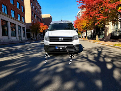 ✨Splitter Anteriore Inferiore in ABS per Volkswagen Crafter II (2016–oggi)✨