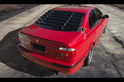 🔥Louver Posteriore in ABS Nero Lucido per BMW Serie 5 E39 Berlina (1995–2003)🔥