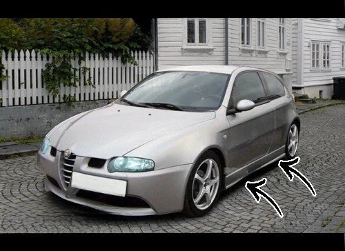 ✨Minigonne Laterali in ABS per Alfa Romeo 147 (2000–2010)✨