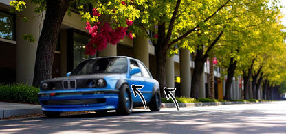 🔥 ESTENSIONI PASSARUOTA ANTERIORI E POSTERIORI PER BMW E30🔥