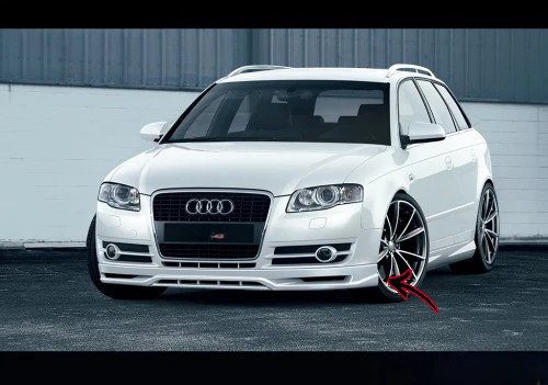 ✨ Splitter Anteriore in ABS per Audi A4 B7 (2004–2008)✨