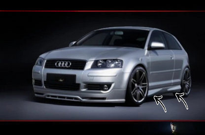 🔥Minigonne Laterali per Audi A3 8P (Sportback)🔥