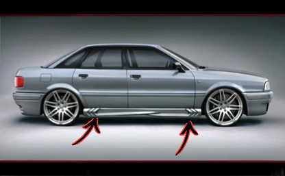 🔥Minigonne Laterali adatto per Audi 80 (B3 / B4)🔥