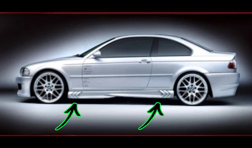 🔥Minigonne Laterali per BMW Serie 3 E46 (1998–2006)🔥