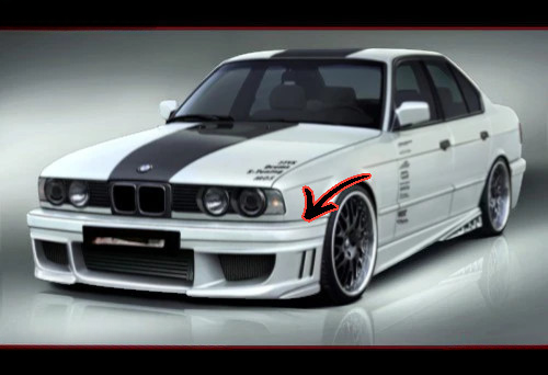 🔥Paraurti Anteriore per BMW Serie 5 E34 (1988–1996)🔥