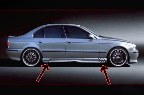 🔥Minigonne Laterali per BMW Serie 5 E39 (1995–2003)🔥