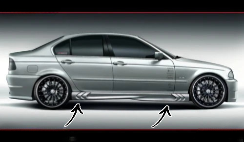 🔥Minigonne Laterali per BMW Serie 3 E46 (1998–2006)🔥