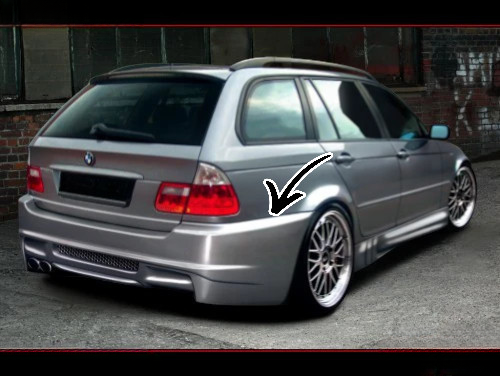 🔥  Paraurti Posteriore per BMW Serie 3 E46 (1998–2006)🔥