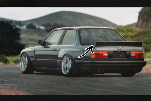 🔥 SPOILER BAGAGLIAIO ADATTO PER BMW E30🔥