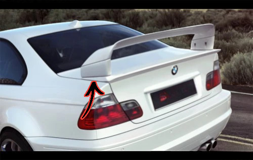🔥Spoiler Posteriore Bagagliaio per BMW Serie 3 E46 (1998–2006)🔥