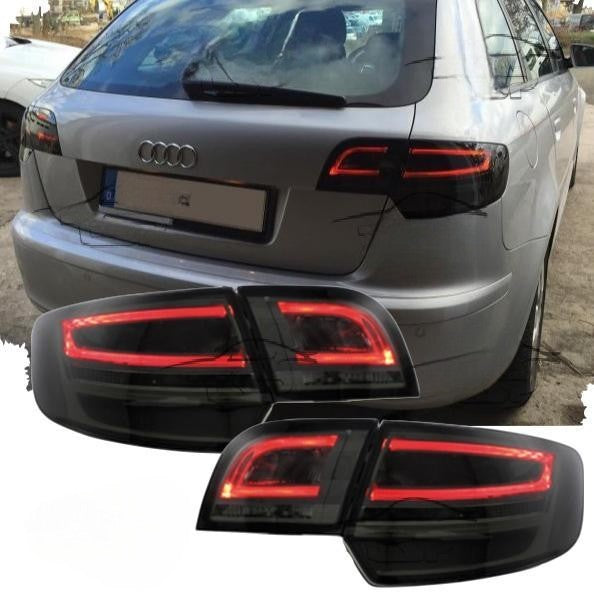 ⭐FARI POSTERIORE NERO ADATTO PER AUDI A3 8P RESTYLING ⭐